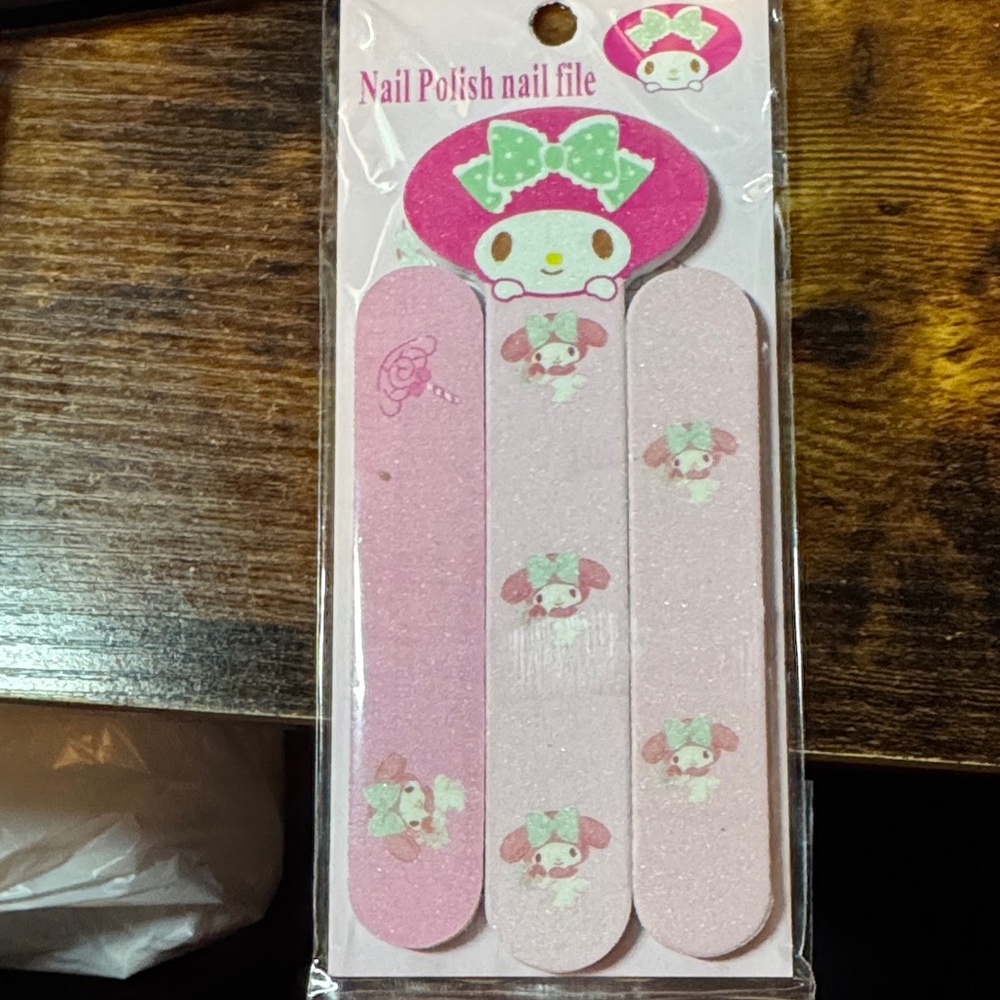 Cinnamorollo/ My Melody Cute Nail File Set - Blue and Pink - Picture 2 of 3